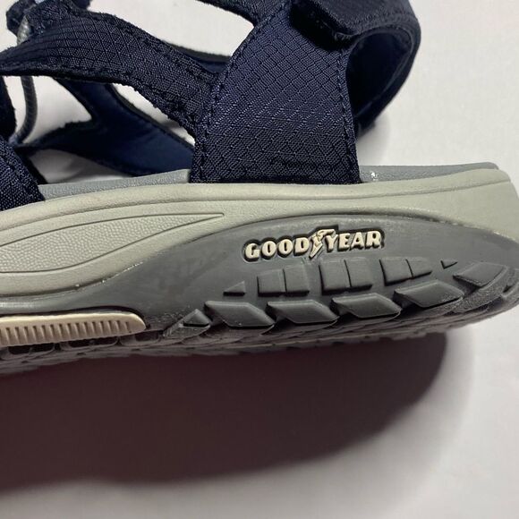 Skechers Luxe Women’s Navy Foam Sandals 11 Length - Picture 12 of 14